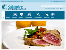 Tablet Screenshot of gourmetseafood.co.nz